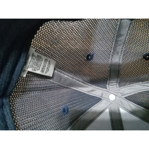 Bud light NFL Ball Cap Hat Blue   Adjustable Cap flawed - Picture 4 of 5